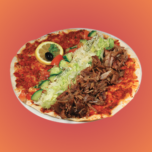 Lahmacum mit Drehspieß